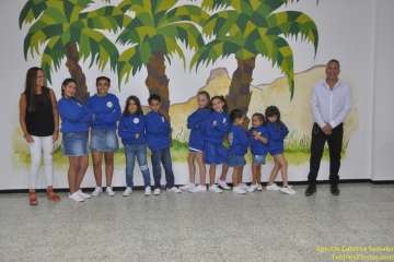 Lección escolar en el pregón de San Roque (Foto TF)